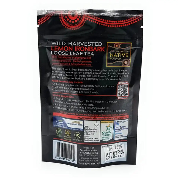 Wild Harvested Loose Leaf Tea 35g | Lemon Iron Bark