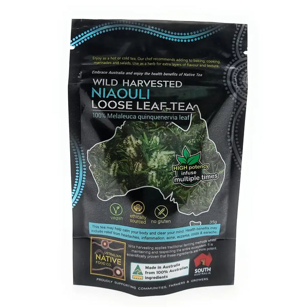 Wild Harvested Loose Leaf Tea 35g | Niaouli