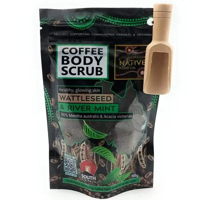 Native Coffee Body Scrub 100g | Wattleseed & River Mint