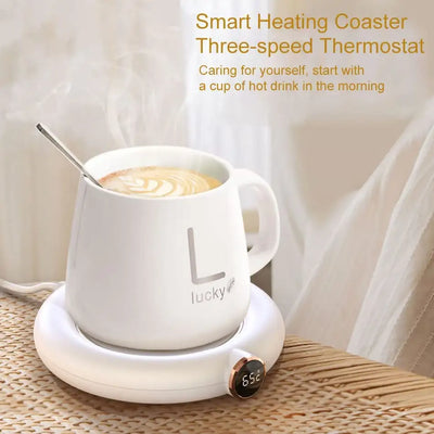 Smart Mug Warmer with 3 Temperature Levels Coffee Warmer for Desk