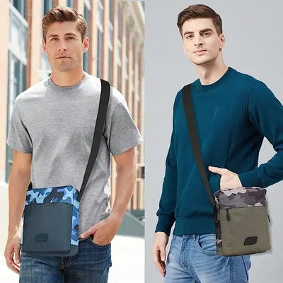 Waterproof Messenger Bag Casual Shoulder Bag Purse Casual Sling Pack for Work Outdoor Crossbody Bag Wallet bag for Men & Woamn & Student Suitable for Hiking, Cycling and Outdoor Play