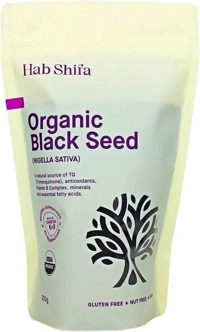 Nigella Sativa Seeds, Organic Black Seeds or Kalonji Seeds, Pure Spice for extra flavor and aroma- Whole Black Cumin Seed Packet 200g