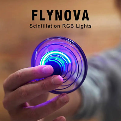 FLYNOVA Hand Operated Drones,Mini Flying Ball Toys,Helicopter Toys with 360° Rotating and Shining LED Lights for Kids Adults Outdoor Fun