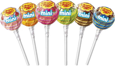 Chupa Chups Best of Mini Tube Small Lollipops, 50 Count