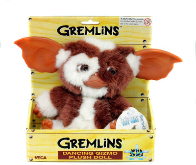 NECA - Gremlins Electronic Dancing Plush Doll Gizmo, Measures 8" Tall