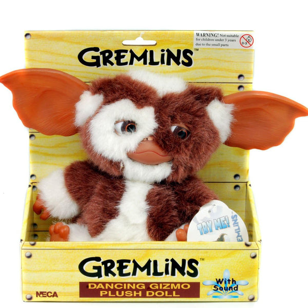 NECA - Gremlins Electronic Dancing Plush Doll Gizmo, Measures 8" Tall