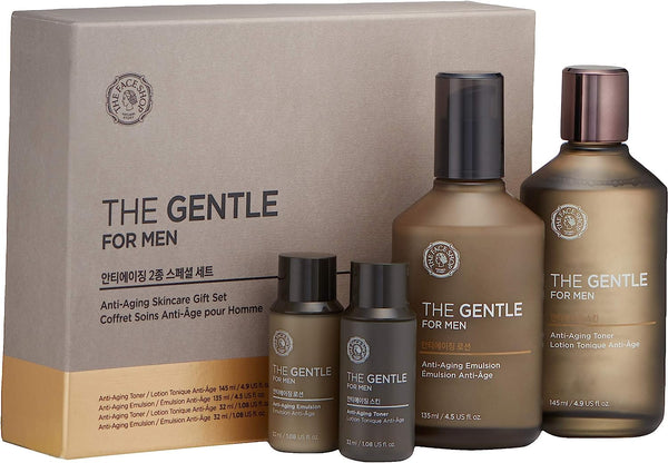 The Face Shop The Gentle Anti-Aging Skincare Gift Set For Men, 1 count