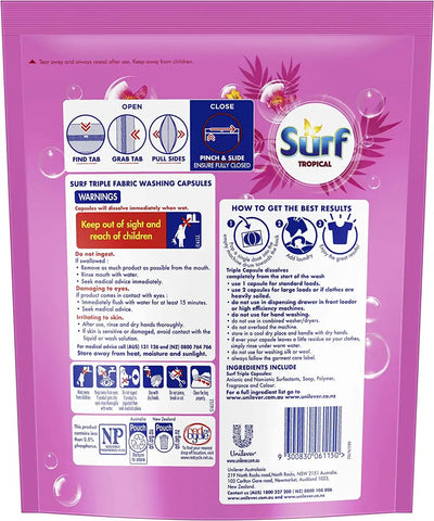 Surf Laundry Capsules Tropical 30 pack