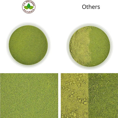 Moringa Powder 1LB (16Oz) 100% Certified Organic Oleifera Leaf - (100% Pure Leaf | NO Stems) - Raw from India | Smoothies | Drinks | Tea | Recipes - Resealable Ba