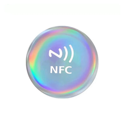 144 Bytes 13.56MHZ Diameter 30mm Anti Metal NFC NFC213 Epoxy Labels/Sticker All Cell Phone Social Share OneHop Tag