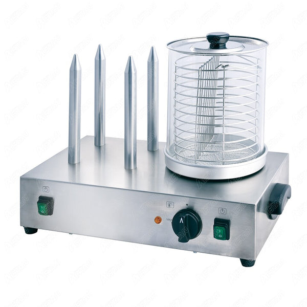 HHD1 stainless steel electric commercial hot dog grill food hog dog steamer machine of catering equipment