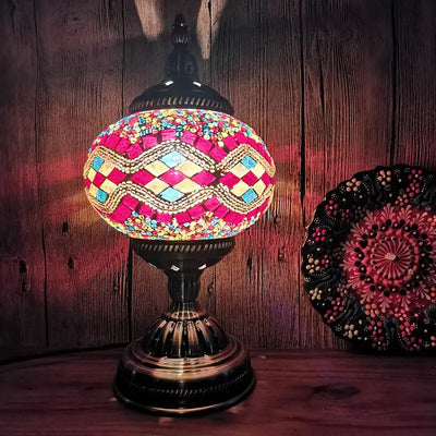 Handmade Nightlight Hotel Romantic Glass Decorative Table Lamp
