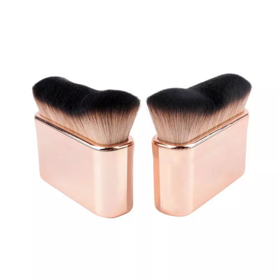 1pc Big Angled Foundation Makeup brushes Liquid Bronzer Make up brushes Wavy Powder Face essential cosmetic tools Portable