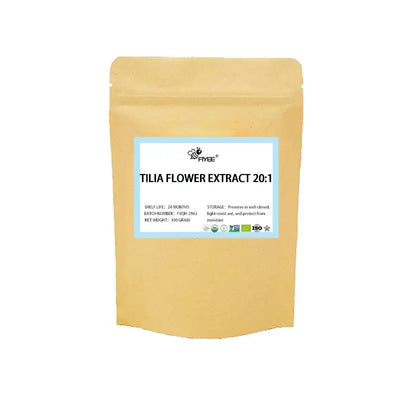 100% Pure Natural Food grade linden extract powder tilia flowers extract 20:1