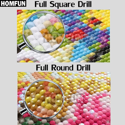 HOMFUN Full Square/Round Drill 5D DIY Diamond Painting "Cartoon unicorn" Embroidery Cross Stitch