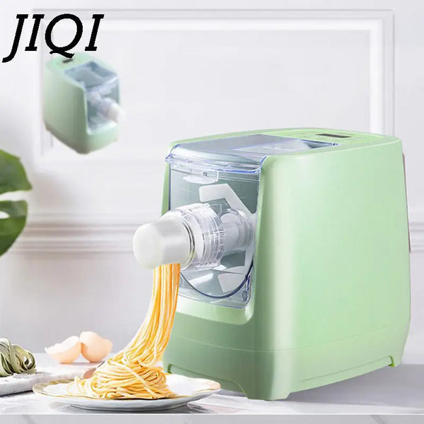 Electric Automatic Noodle Press machine with 13 mold Vegetable Grain Noodles Dumpling Maker Pasta Spaghetti Cutter Dough blender