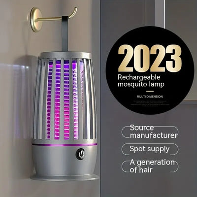 New Electric Shock Mosquito Killer Household USB Charging Mosquito Trap Indoor Bug Zapper Portable Camping Night Light