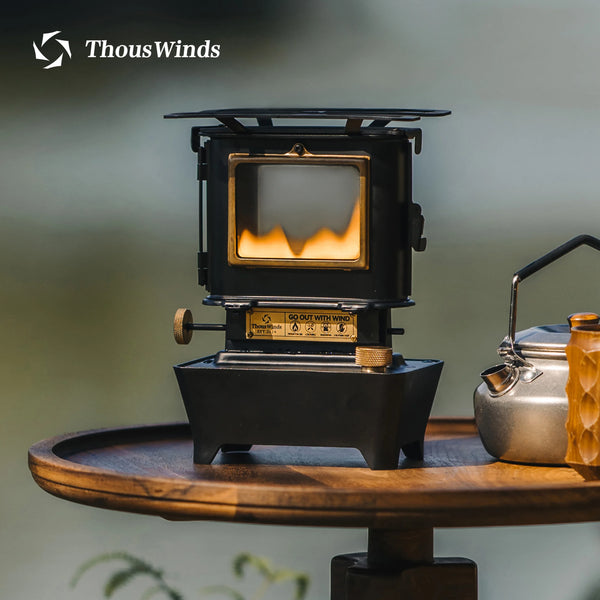 Thous Winds Firedance Oil Lamp Stove Portable Outdoor Camping Lantern Emotion Retro Lights for Picnic Backpack Camping Supplies