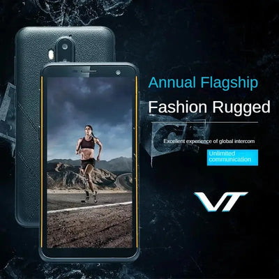 NFC IP68 Leather Rugged Smartphone 5.7