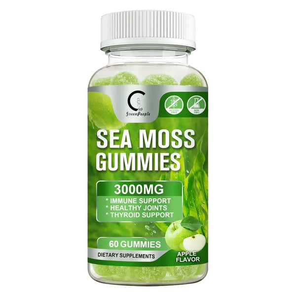 GPGP GreenPeople Natural&amp;Organic Sea Moss extractive Gummies Anti-aging Detoxification Improving Immunity Seaweed Item