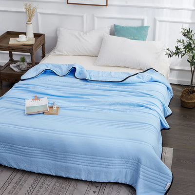 Blanket Summer Cooling Air Condition Quilt Comfortable Breathable Lightweight Blankets For Hot Sleepers