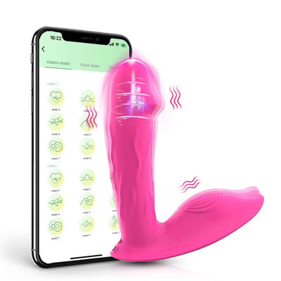 APP Bluetooth Dildo Vibrator for Women Wireless Control Vibrating Egg Clitoris Stimulator Female Sex Toys for Adults Couple