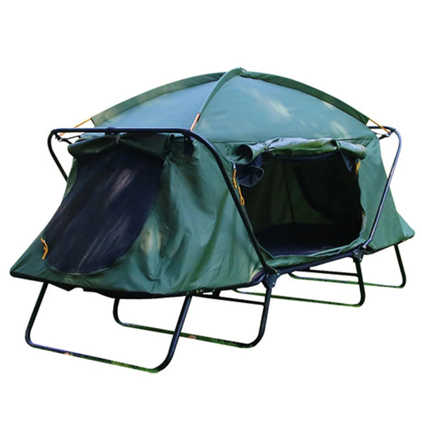 Tent Outdoor Camping Rain-Proof Thickened Camping Double-Layer Exclusive for Fishing Off-Ground Tent Rain-Proof for One person
