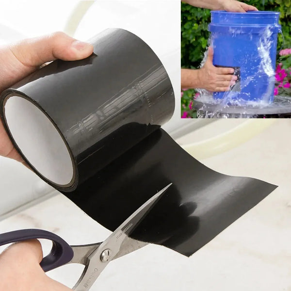 Patch PVC Pipe Super Strong Waterproof Tape Stop Leaks Seal Repair Tape Performance Self Fix Tape Adhesive Insulating Duct
