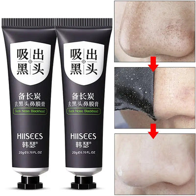 2-1PC Blackhead Remover Face Mask Cream Oil-Control Nose Black Dots Mask Acne Deep Cleansing Beauty Cosmetics Women Skin Care