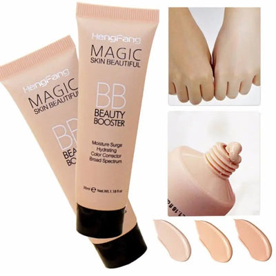 3colors BB Cream Liquid Face Base Foundation Long Lasting Waterproof Cover Acne Spot Korean Makeup Concealer Cosmetic