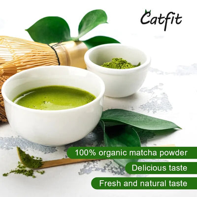 Catfit Matcha Slimming Detox Products for Weight Loss 200g Natural Organic Ketogenic Diet Vegetarian Food Rich in Antioxidant