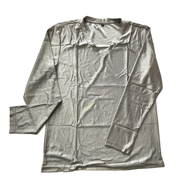 Conductive Silver Fiber Long-sleeve Underwear Antibacterial EMF/EMI/RF Blocking Anti-radiation Faraday Fabric Longjohns Soft