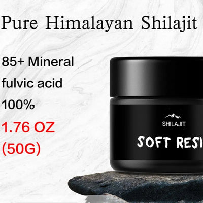50g (1.76OZ) Authentic Sundried Himalayan Shilajit   Lab Tested   Natural Shilajit Resin