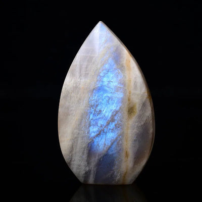 Natural Moonstone Tower Free Form Hand-Polished Healing Crystals Quartz Reiki Mineral Carving Home Decoration Handicraft Gifts