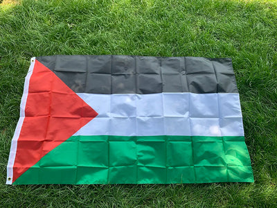 Palestine Flag 150 x 90cm High Quality Polyester hanging Gaza Palestinian Palestine flag banner