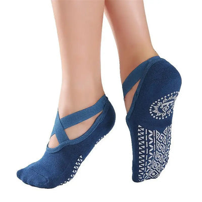 Women Yoga Socks Silicone Pilates Barre Socks Fitness Sport Sock Sports Dance Slippers With Grips For Women Girls Supplies