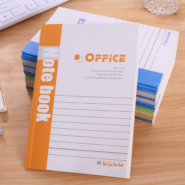 38sheets/pack A5 Notebook Soft Copy Student Thicken Exercise Notebook Meeting Record Book Soft Copy Office Supplies