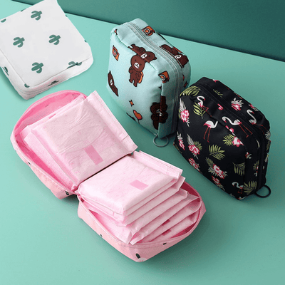1pc Stylish And Practical Multi-Function Travel Storage Bag - Perfect For Toiletries, Sanitary Napkins, And Makeup!