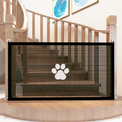 Portable Mesh Gate For Dogs Easy Walk-Thru Safety Gate For Doorways And Stairways, For Hotel/Restaurant/Commercial