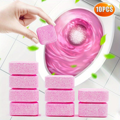 2/5/10pcs Toilet Cleaner Effervescent Tablets For Quick Removal Of Urine Stains,