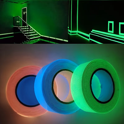 Luminous Tape Self-adhesive Glow Emergency Logo In The Dark Safety Stage Stickers Home Decor Party Supplies Decorative