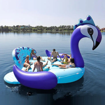 Large pvc inflatable island,