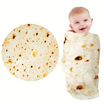 285 GSM Soft Flannel Tortilla Baby Blanket -