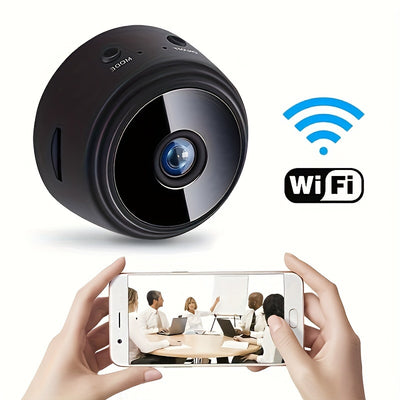 1pc Wireless Surveillance Camera, Intelligent 2.4Ghz Wifi Security Indoor And Outdoor Camera, Supporting Two-way Audio, Infrared Night Vision, Motion Detection And Automatic Tracking, Home Monitor