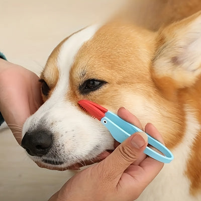 Pet Tear Marks Brush Cat Dog Eye Excrement Brush Knot Brush Eye Cleaner Clip Soft Brush
