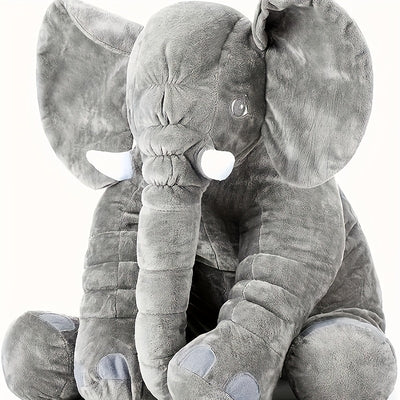 40.64 CmBig Elephant Stuffed Animal Plush Toy, Cute Grey Elephant Toy