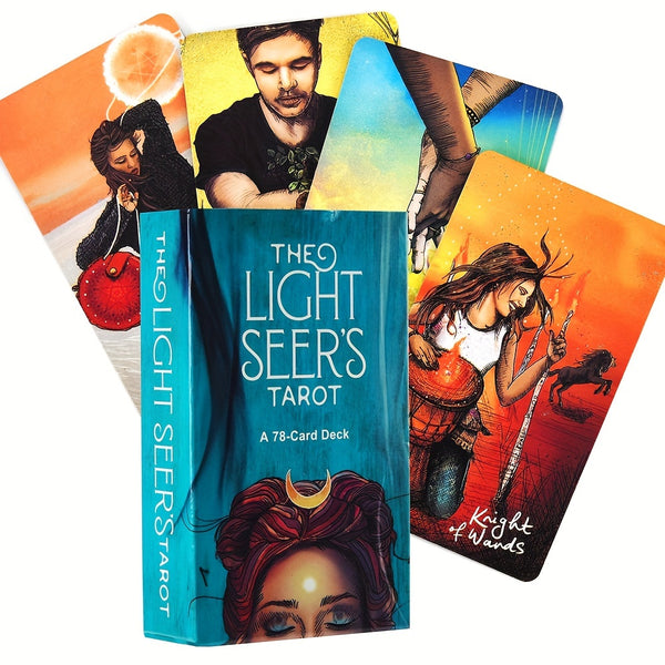 The Light Seer's Tarot Cards For Beginners With Guidebook，
