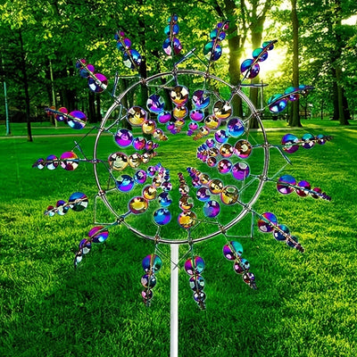 Magical Kinetic Windmill Lawn Ornament!