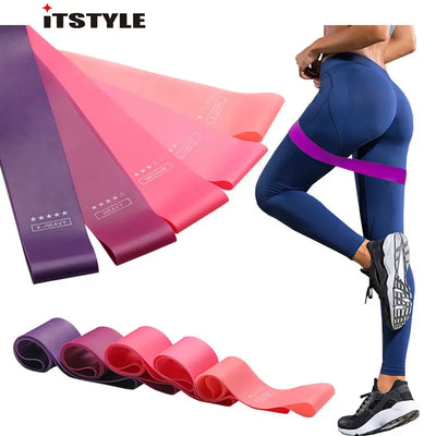 5 Levels Resistance Bands Exercises Elastic Fitness Training Yoga Loop Band Workout Pull Rope bands