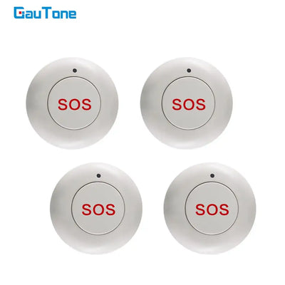 GauTone Wireless SOS Button Smart Home Gate Security Doorbell Panic Emergency button For 433MHz Home Burglar Alarm System